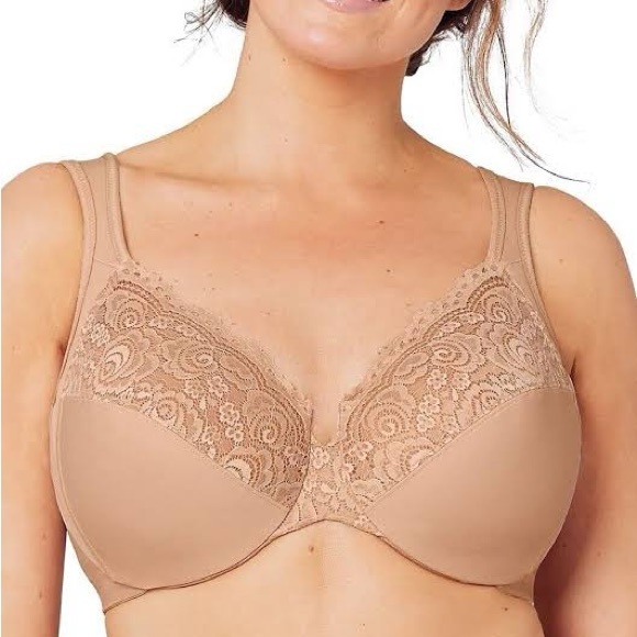 Glamorise Elegance Comfort Straps Wonderwire Bra - Picture 1 of 6